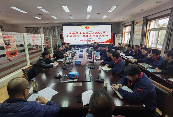 公司召開會議傳達集團公司黨建工作、紀檢工作會議精神